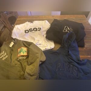 Annie Bing hoodies with Dsquared hoodie and rodeo bomber jacket